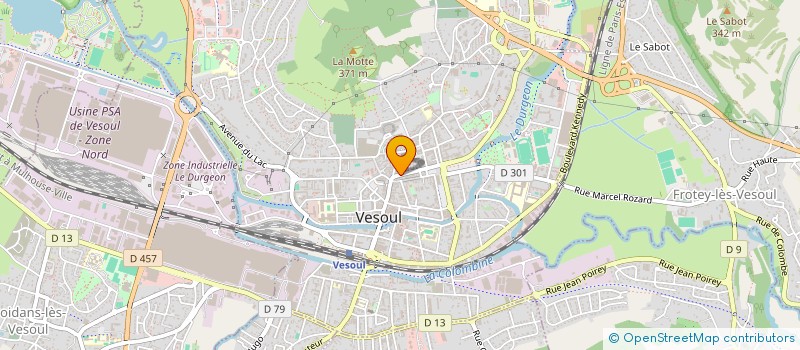 localisation de l'entreprise LAURIE-YANN à VESOUL