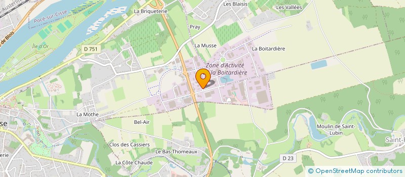 localisation de l'entreprise LAURIER AUTOMOBILES à AMBOISE