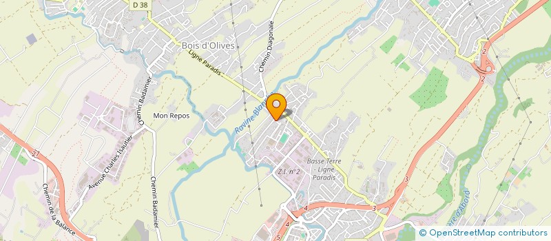 localisation de l'entreprise LAURIERS DES ROSES à SAINT-PIERRE