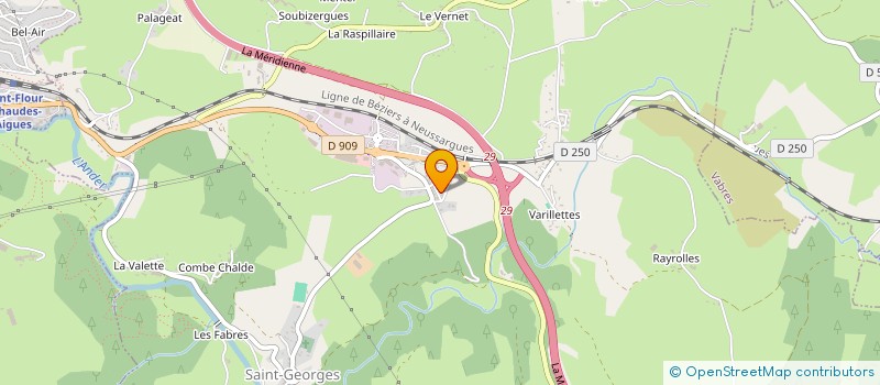 localisation de l'entreprise LAURIERS ENERGIE à VILLEDIEU