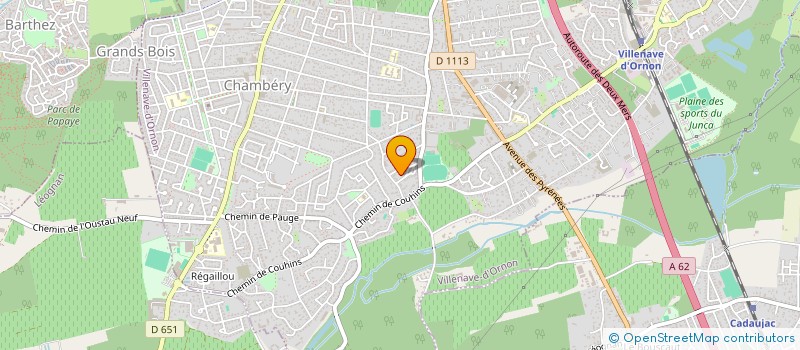 localisation de l'entreprise LAURIJE  VILLENAVE-D'ORNON