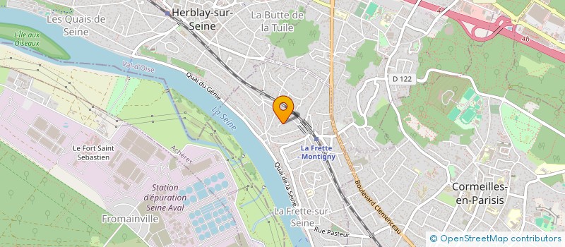 localisation de l'entreprise LAURIK INVESTISSEMENT  LA FRETTE-SUR-SEINE