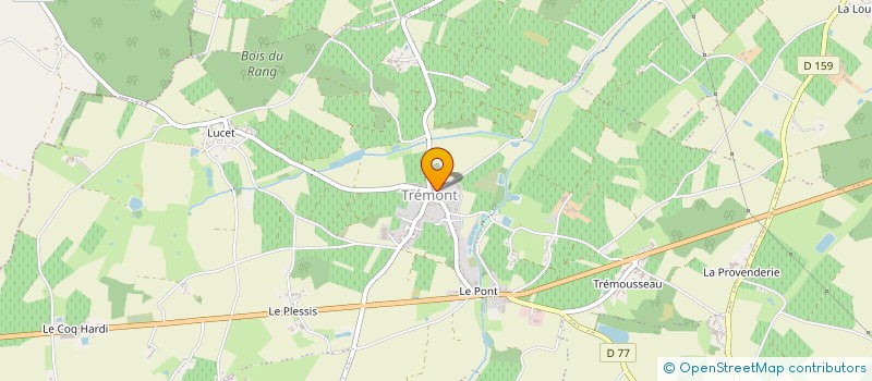 localisation de l'entreprise LAURILLEUX CHANTEMERLE à LYS-HAUT-LAYON