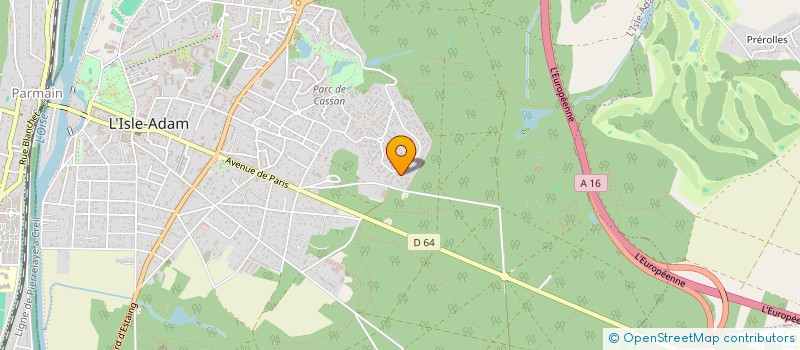 localisation de l'entreprise LAURIMAR  L'ISLE-ADAM