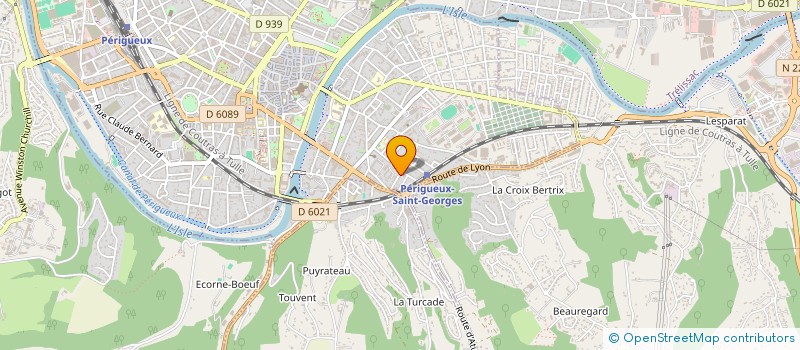 localisation de l'entreprise LAURINE à PERIGUEUX