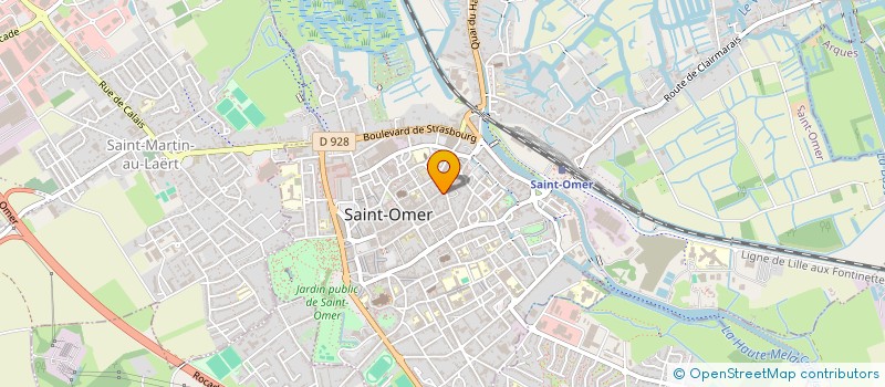 localisation de l'entreprise LAURINE SHOES  SAINT-OMER