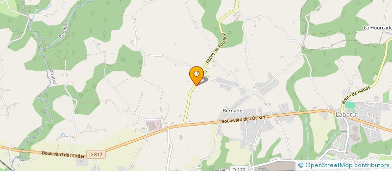 localisation de l'entreprise LAURINIE  LABATUT