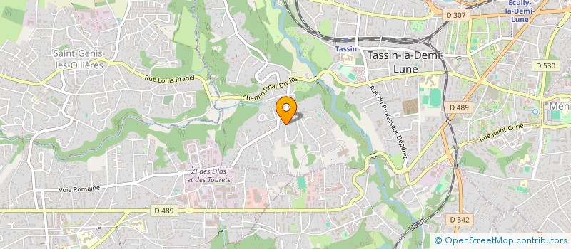 localisation de l'entreprise LAURINVEST à TASSIN-LA-DEMI-LUNE