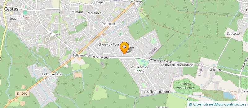 localisation de l'entreprise LAURIOT & DECAEN  CESTAS