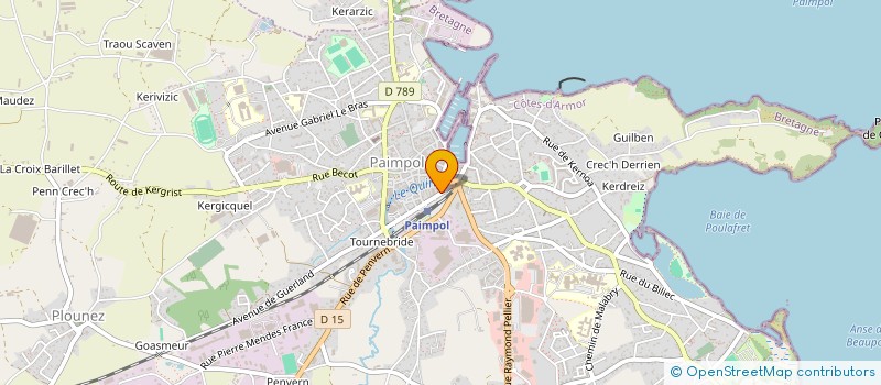 localisation de l'entreprise LAURIS  PAIMPOL