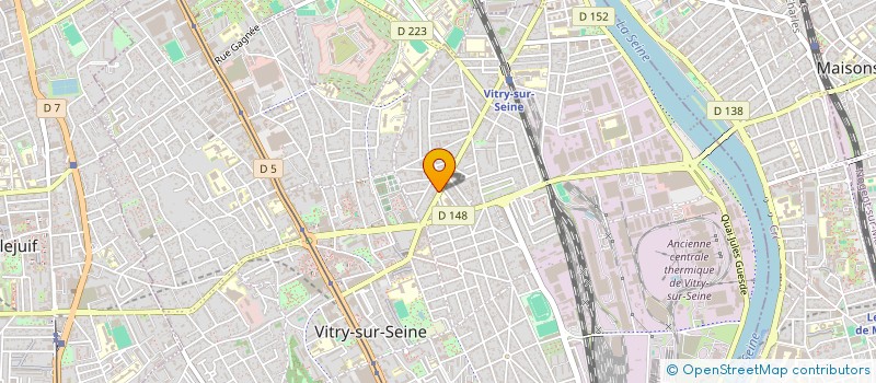localisation de l'entreprise LAURITEX à VITRY-SUR-SEINE