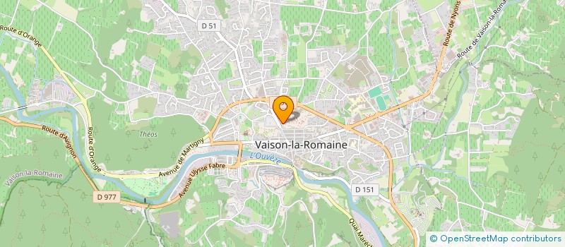 localisation de l'entreprise LAURIUS  VAISON-LA-ROMAINE