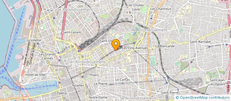localisation de l'entreprise LAURIVIA à MARSEILLE