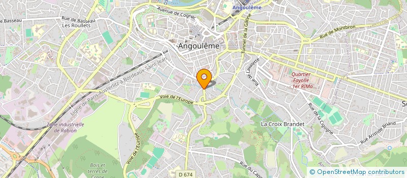 localisation de l'entreprise LAURJS à ANGOULEME