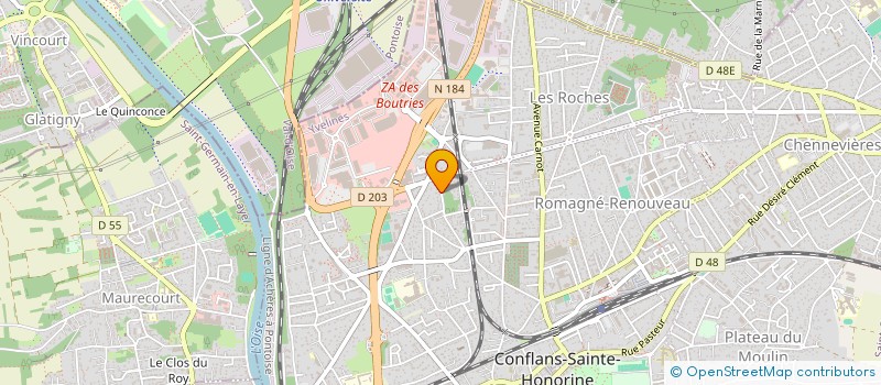 localisation de l'entreprise LAURKI  CONFLANS-SAINTE-HONORINE