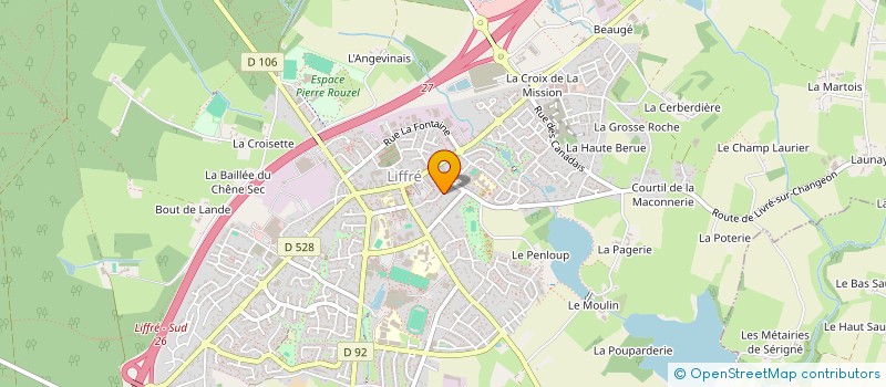 localisation de l'entreprise LAURLINE  LIFFRE