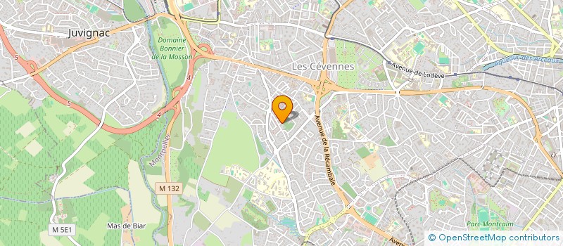 localisation de l'entreprise LAURMAR à MONTPELLIER