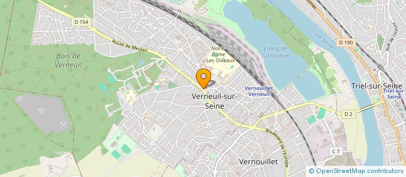 localisation de l'entreprise LAURMON à VERNEUIL-SUR-SEINE
