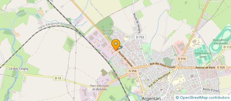 localisation de l'entreprise LAURNET  ARGENTAN
