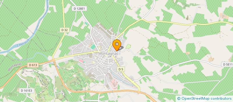 localisation de l'entreprise LAURO  MONTAGNAC