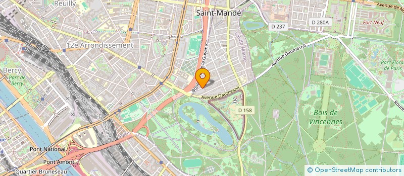 localisation de l'entreprise LAUROB à SAINT-MANDE