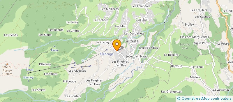 localisation de l'entreprise LAUROM  CORDON