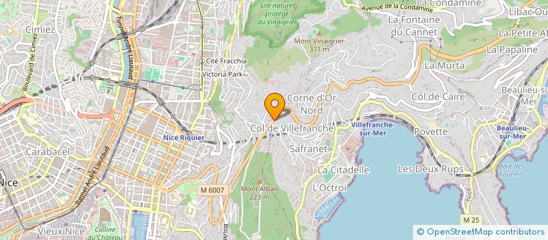 localisation de l'entreprise LAUROM  VILLEFRANCHE-SUR-MER