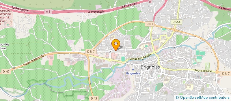 localisation de l'entreprise LAURON à TOURVES