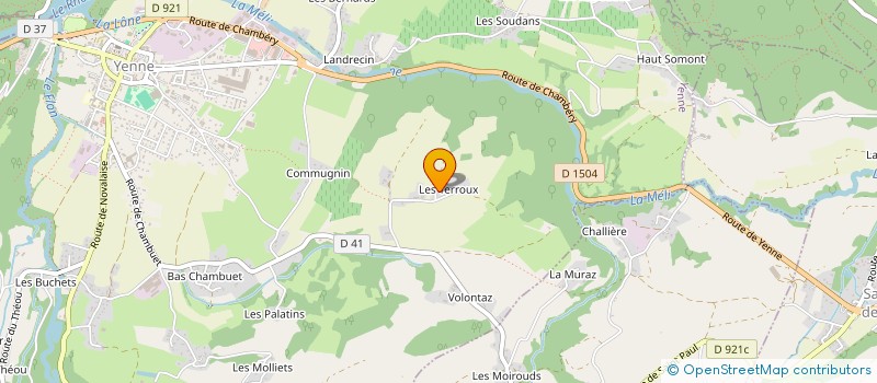 localisation de l'entreprise LAURPA  YENNE