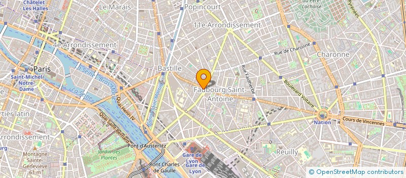 localisation de l'entreprise LAURPAT  PARIS 12