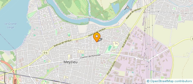 localisation de l'entreprise LAURREA  MEYZIEU