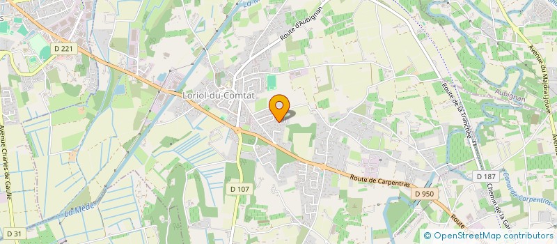 localisation de l'entreprise LAURTHELIE  LORIOL-DU-COMTAT