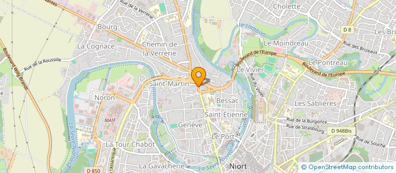 localisation de l'entreprise LAURUS NOBILIS  NANTEUIL