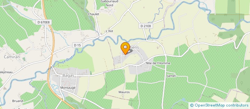 localisation de l'entreprise LAURVA  CASSEUIL