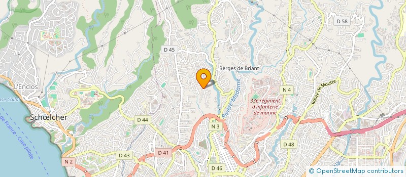 localisation de l'entreprise LAURY  FORT-DE-FRANCE