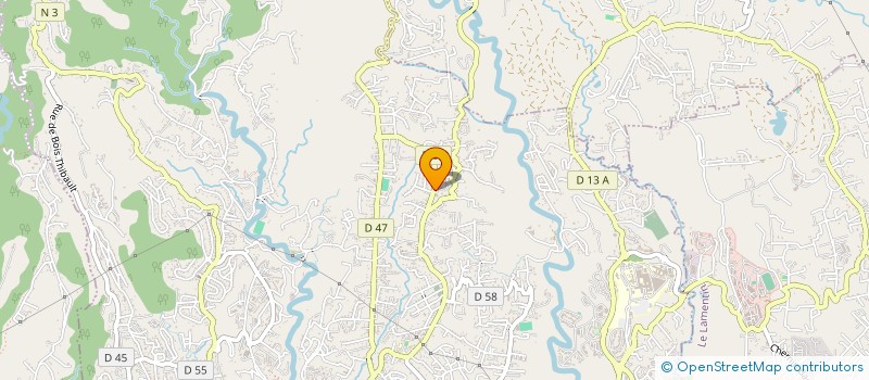 localisation de l'entreprise LAURY-ANN MARIMOUTOU GESTION OUTREMER  FORT-DE-FRANCE