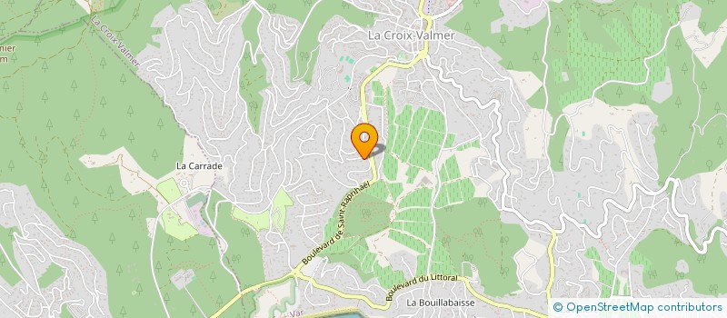 localisation de l'entreprise LAURY'S FRANCE JACKLAURDAM  LA CROIX-VALMER