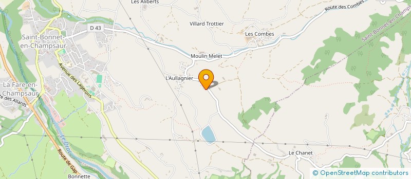 localisation de l'entreprise LAURYANN  CHORGES