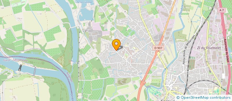 localisation de l'entreprise LAURYCE  SORGUES