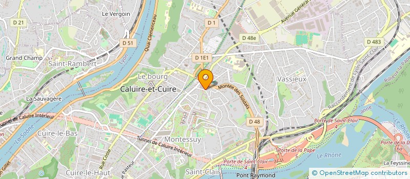 localisation de l'entreprise LAURYMELY  CALUIRE-ET-CUIRE