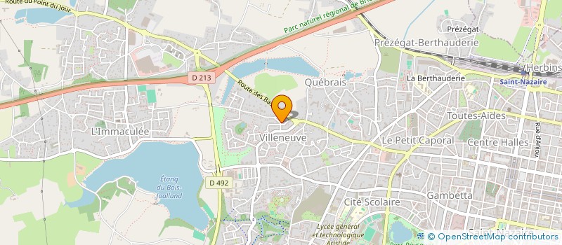 localisation de l'entreprise LAURYNE'NET à SAINT-NAZAIRE