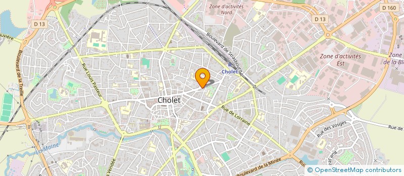 localisation de l'entreprise LAURYO à CHOLET