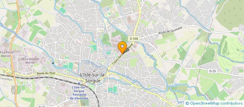 localisation de l'entreprise LAUSA 6 à L'ISLE-SUR-LA-SORGUE