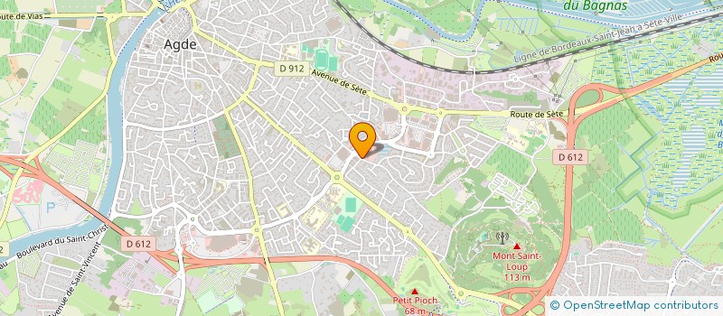 localisation de l'entreprise LAUSA 8 à AGDE