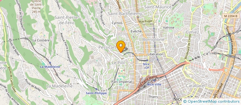 localisation de l'entreprise LAUSA à NICE