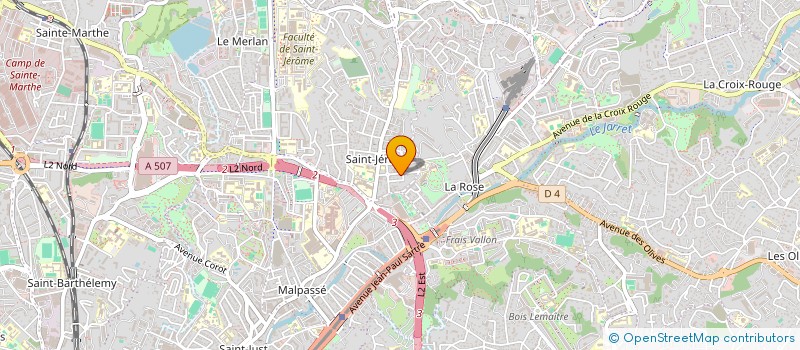 localisation de l'entreprise LAUSAN à MARSEILLE