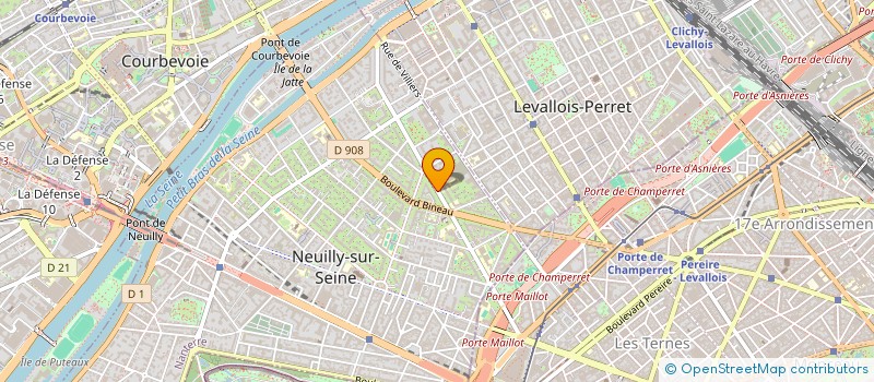 localisation de l'entreprise LAUSAN FAURE à NEUILLY-SUR-SEINE