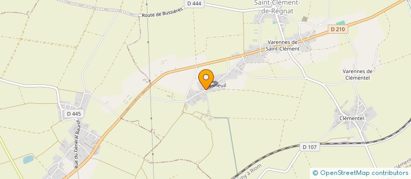 localisation de l'entreprise LAUSERACOM  SAINT-CLEMENT-DE-REGNAT