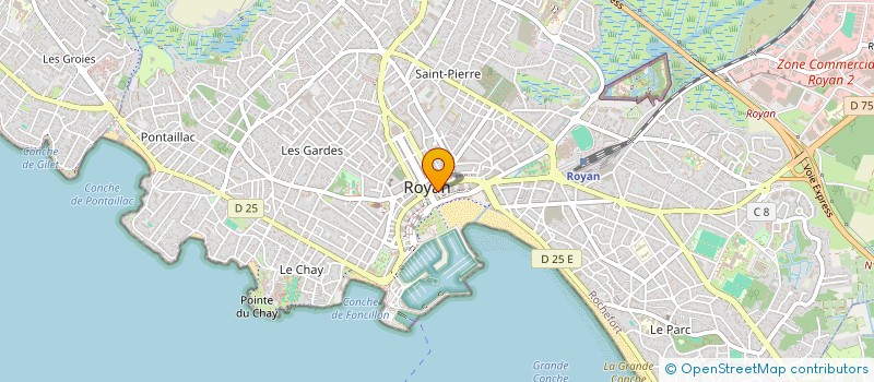 localisation de l'entreprise LAUSEV  ROYAN