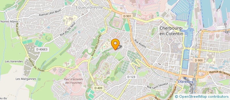 localisation de l'entreprise LAUSOCO à CHERBOURG-EN-COTENTIN
